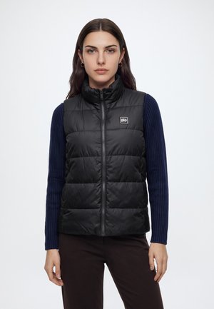 GAP, FRCH LOGO PUFFER VEST - Елек - black