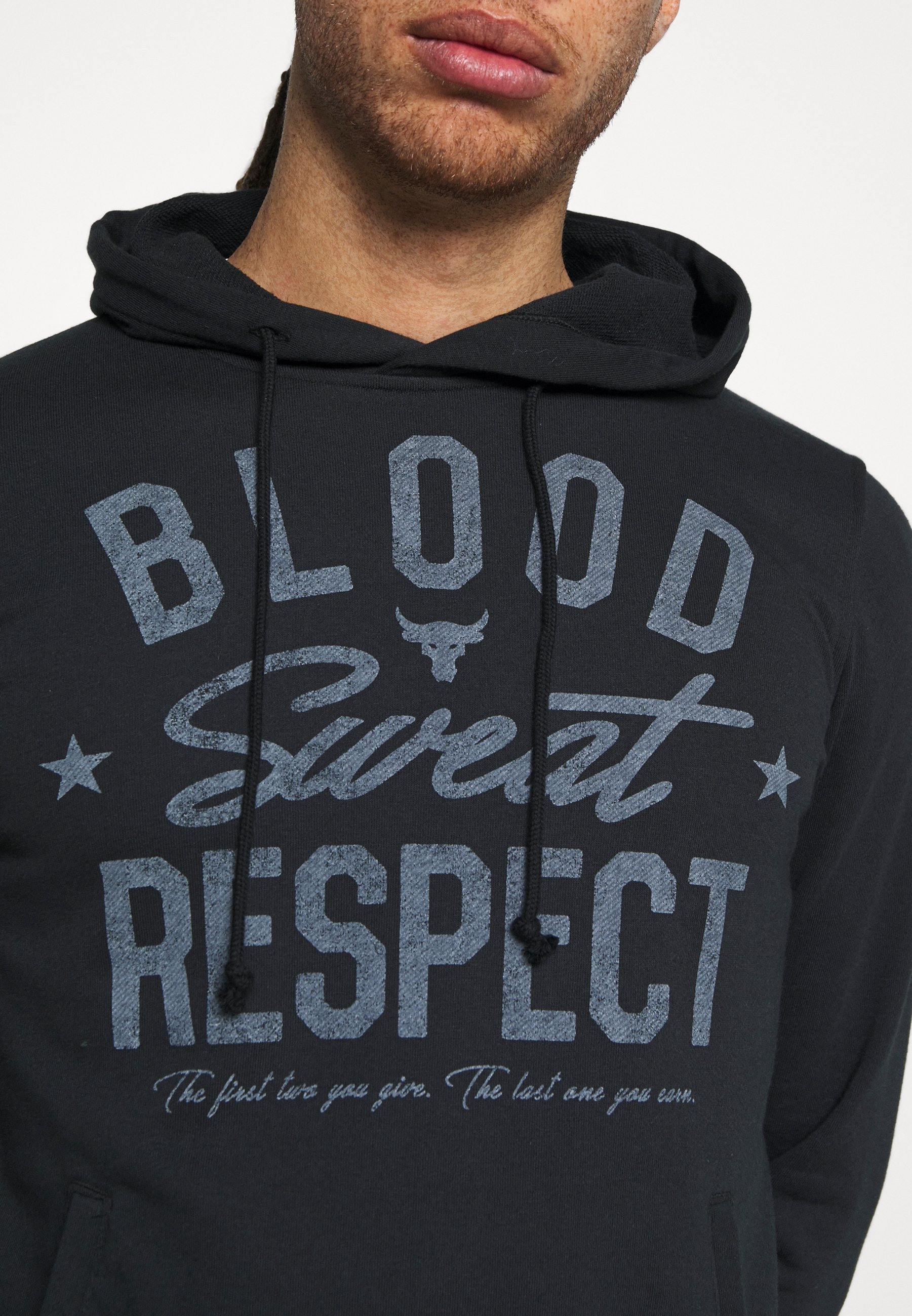 Under Armour PROJECT ROCK TERRY - Sudadera - black/negro - Zalando.es