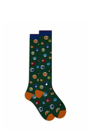 WITH POOL-BALL MOTIF - Calzettoni - basilico
