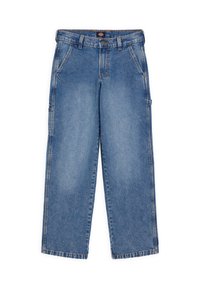 STEVENSVILLE  - Straight leg jeans - rinsed blue w  fade