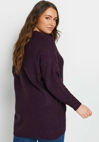 Yours Clothing ESSENTIAL  - Strickpullover - purple