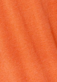 Orange cotton fabric with a smooth texture, featuring a slight heathered pattern. The material appears lightweight and breathable.
