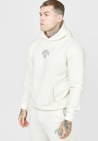 SIKSILK VARSITY HOODIE - Felpa - ecru