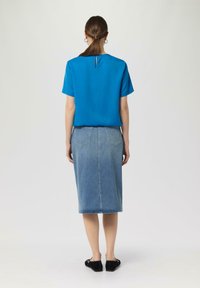 comma casual identity T-Shirt basic - azurblau
