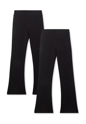 PACK OF 2 FLARED - Leggings - 2x Black