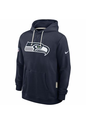 NFL DRI-FIT SIDELINE - SEATTLE SEAHAWKS - Kapuzenpullover - blue