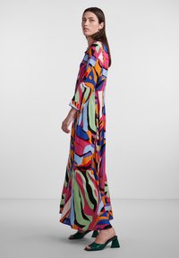 YAS YASSAVANNA LONG SHIRT DRESS - Košilové šaty - fuchsia purple