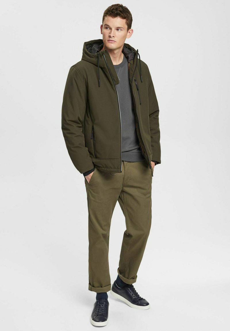 Esprit Outdoor jacket dark khaki/metallic green Zalando.co.uk
