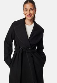Bubbleroom SHAWL - Klassischer Mantel - black