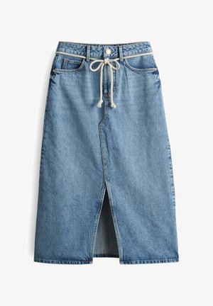 OPUS, Jupe en jean - mid provence blue