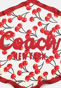 COACH CHERRIES SWIRL PRINTED DIAMOND - Foulard - open white