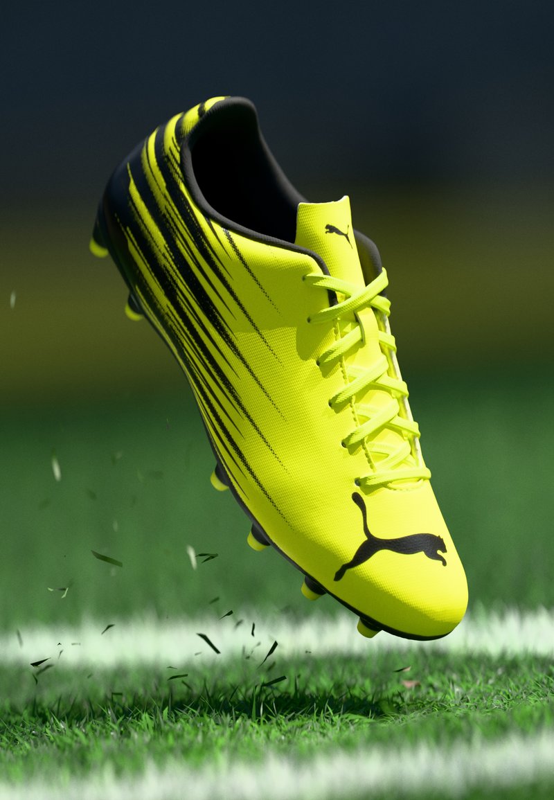 Puma ATTACANTO II FG/AG - Football boots artificial grass - yellow ...