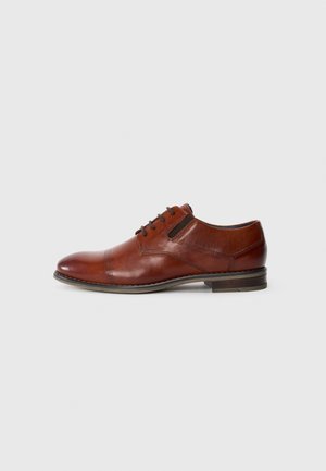 Zakelijke veterschoenen - cognac