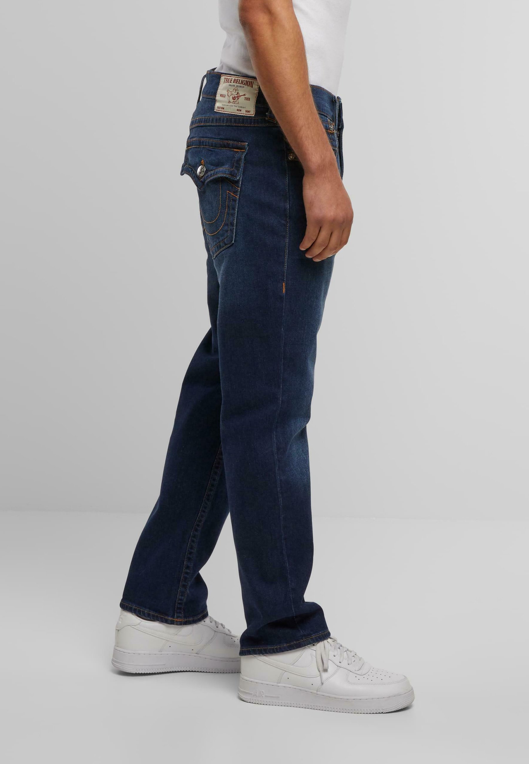 True Religion Straight leg jeans - dark washed blue/dark blue