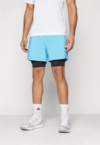 adidas Performance - GYM TRAINING  SHORT - Športové šortky - semi blue burst Miniatúrny obrázok 1