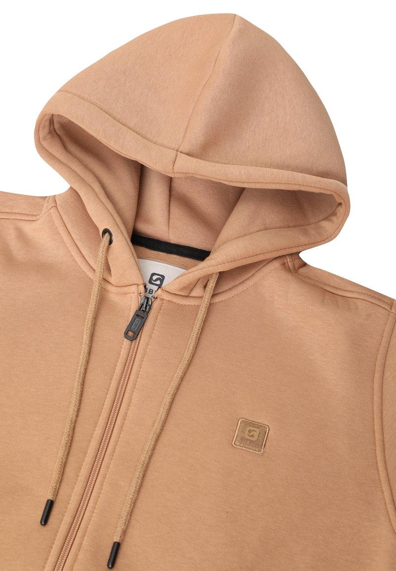 Gabbiano HOODED ZIPPER Sudadera con cremallera beige
