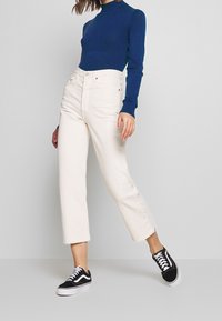 Monki Stickad tröja - blue