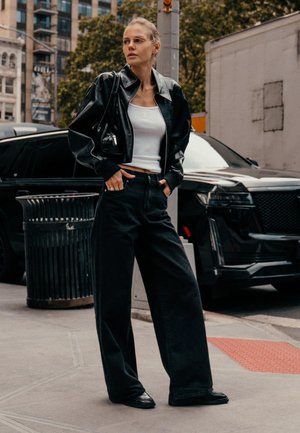 Calvin Klein Jeans RELAXED WIDE - Pernera ancha - washed night