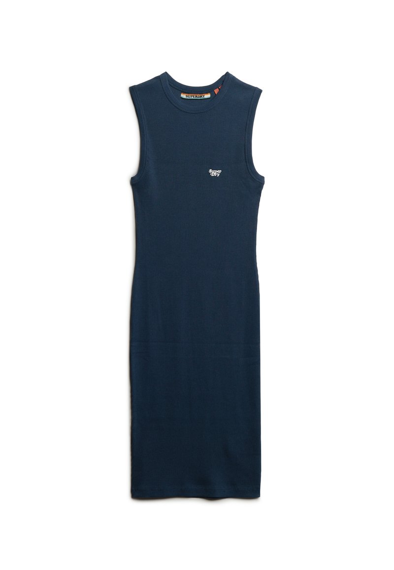Superdry & Co Gebreide jurk blauw