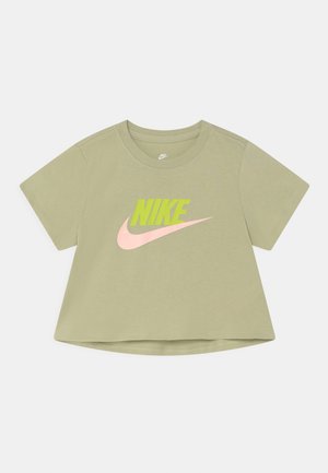 TEE CROP FUTURA - Camiseta estampada - olive aura