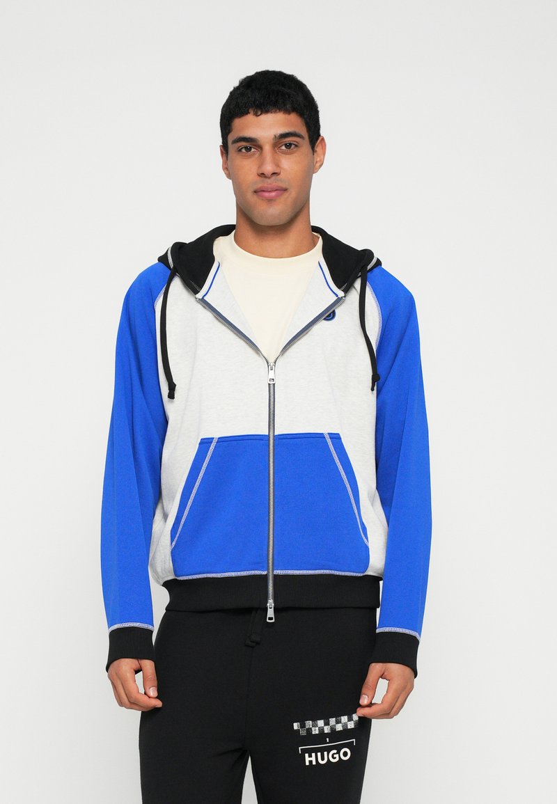 Boss Sweater met rits grijs Boss Sweater met rits grijs