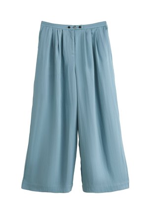 PETITE FIT-SUPERWIDE PLEATED - Püksid - slate grey