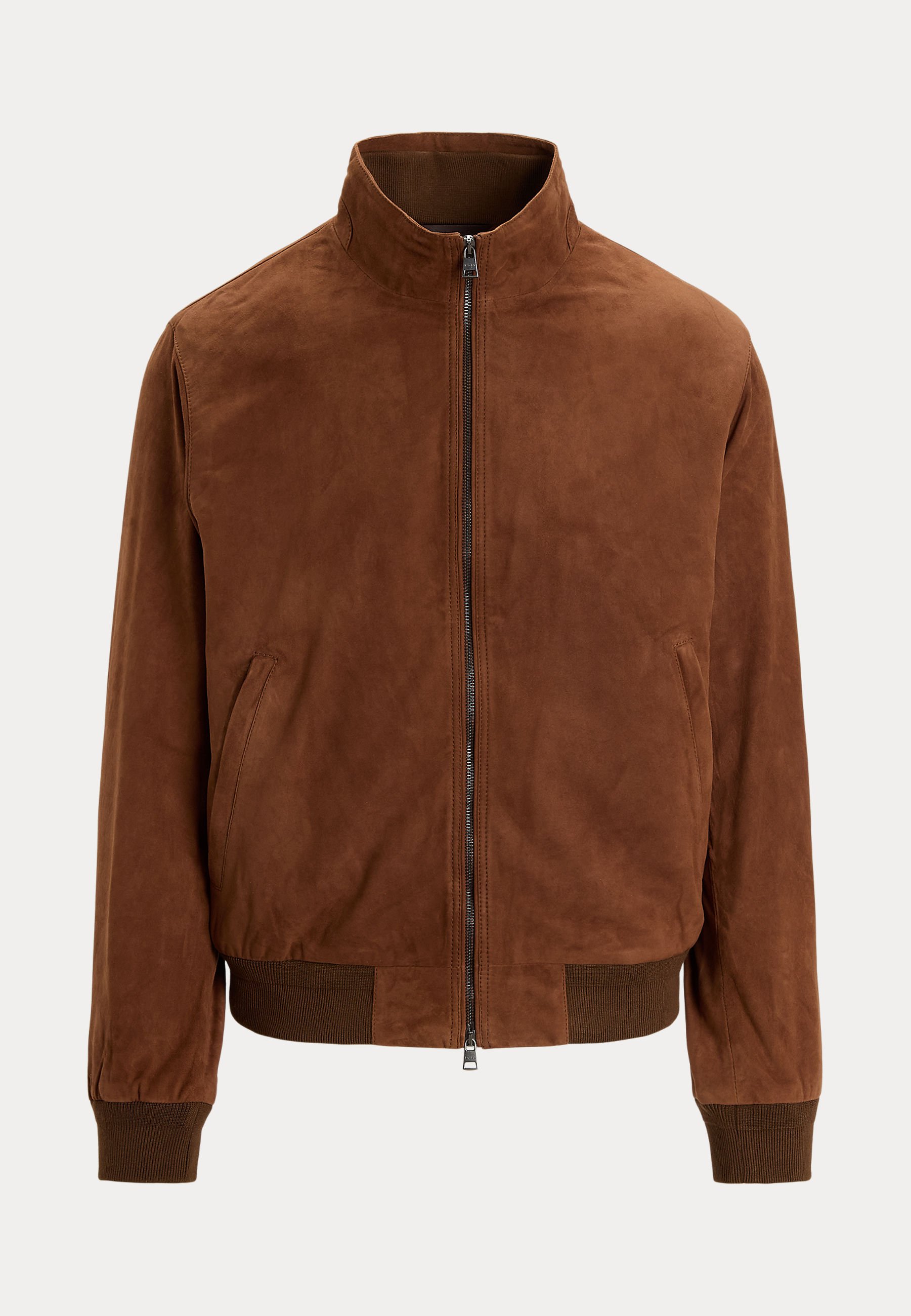 Polo Ralph Lauren SUEDE BOMBER JACKET - Leather jacket - country