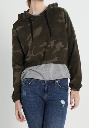 Hættetrøje - olive