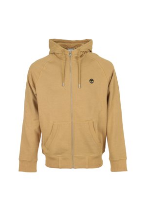 Felpa con zip - beige