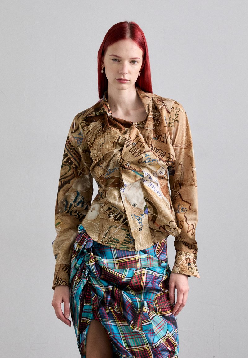 Vivienne Westwood DRUNKEN - Blusa - brown