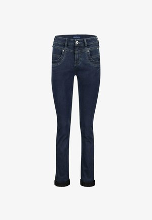 Red button Jeans Slim Fit - blue denim