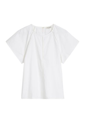 Marc O'Polo, MARC O'POLO KURZARM-BLUSE REGULAR AUS PREMIUM-POPELINE - Bluse - white