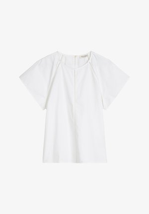 Marc O'Polo, MARC O'POLO KURZARM-BLUSE REGULAR AUS PREMIUM-POPELINE - Blouse - white