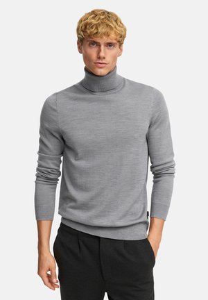 ROLLKRAGEN JOHANNES ROLL NECK - Stickad tröja - lt grey mix