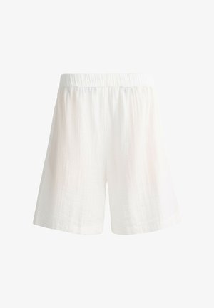 OYSHO, BERMUDA - Pantalon de survêtement - white