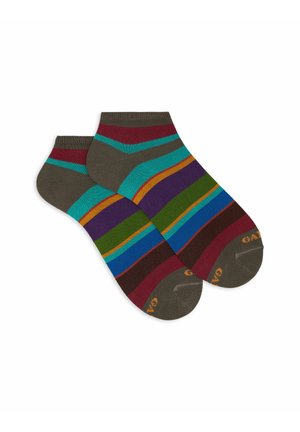 Gallo WITH STRIPES - Calze - tartufo carminio