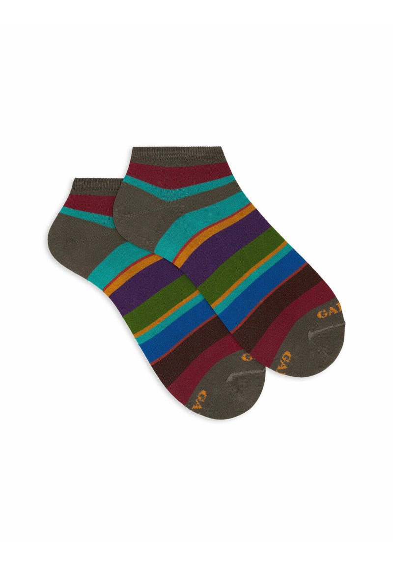 Gallo WITH STRIPES - Calze - tartufo carminio