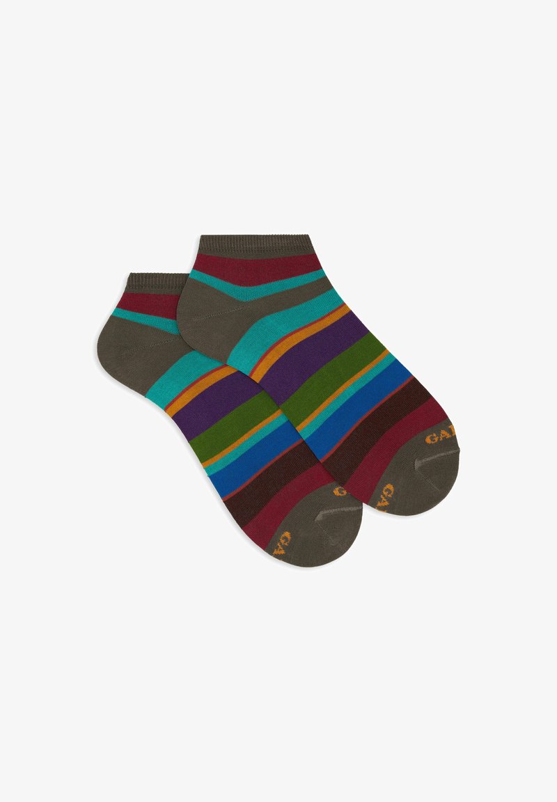 Gallo WITH STRIPES - Calze - tartufo carminio