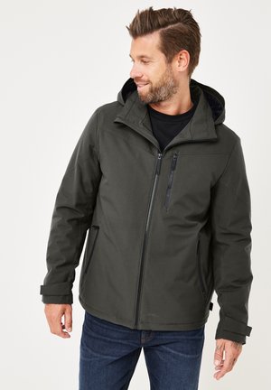 REGULAR FIT  MIT KAPUZE - Outdoorjacke - dk. olive