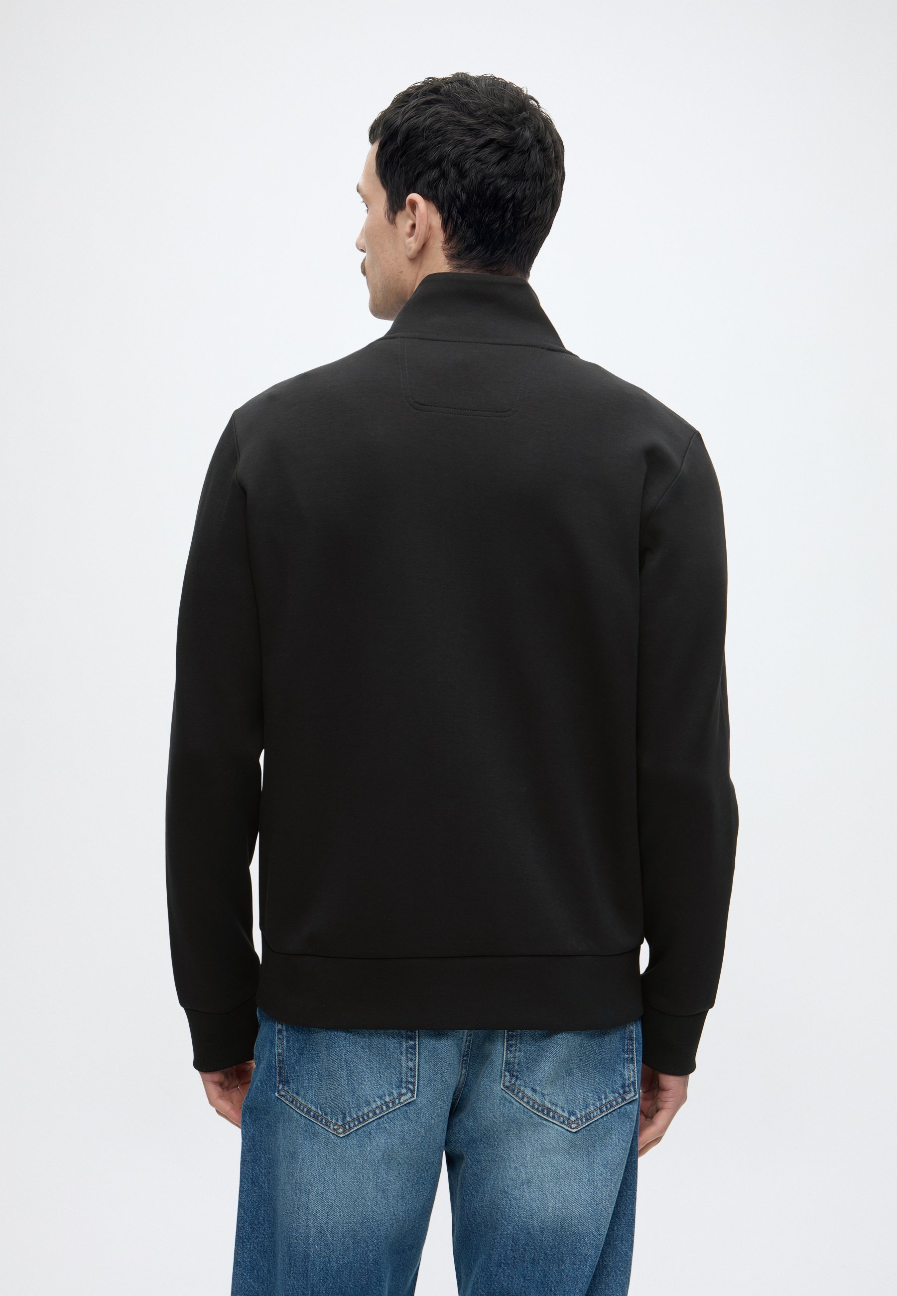 BOSS SKAZ - Zip-up sweatshirt - black - Zalando.co.uk