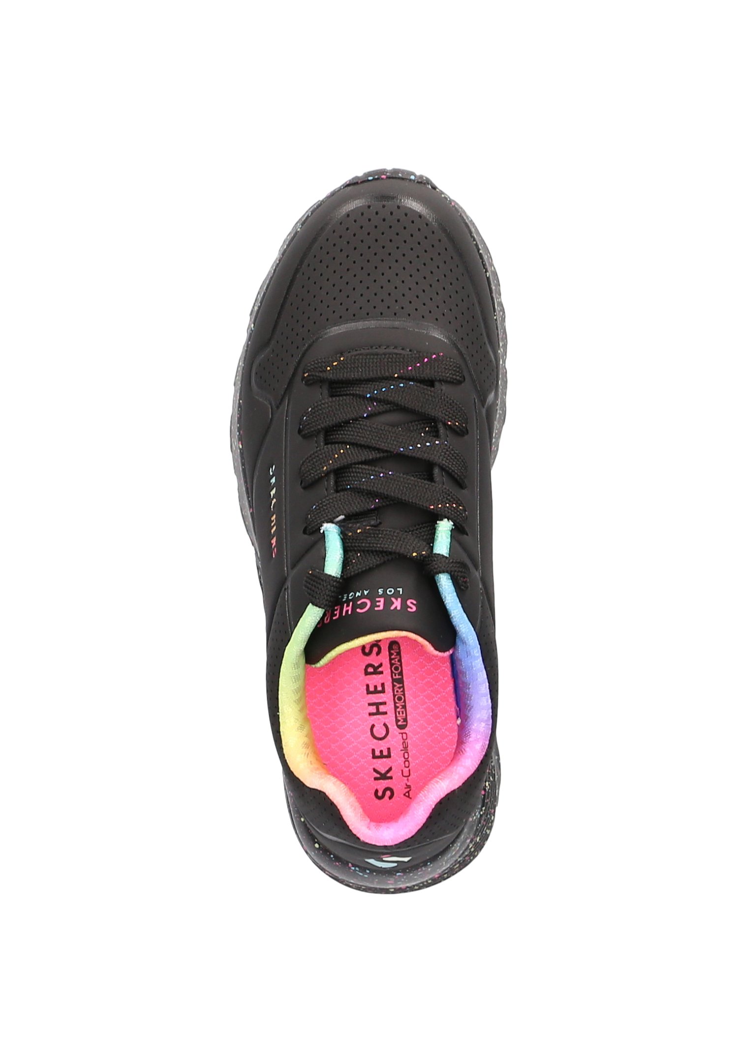 Skechers UNO LITE RAINBOW SPECKLE - Sneakers laag - schwarz/zwart -  Zalando.nl