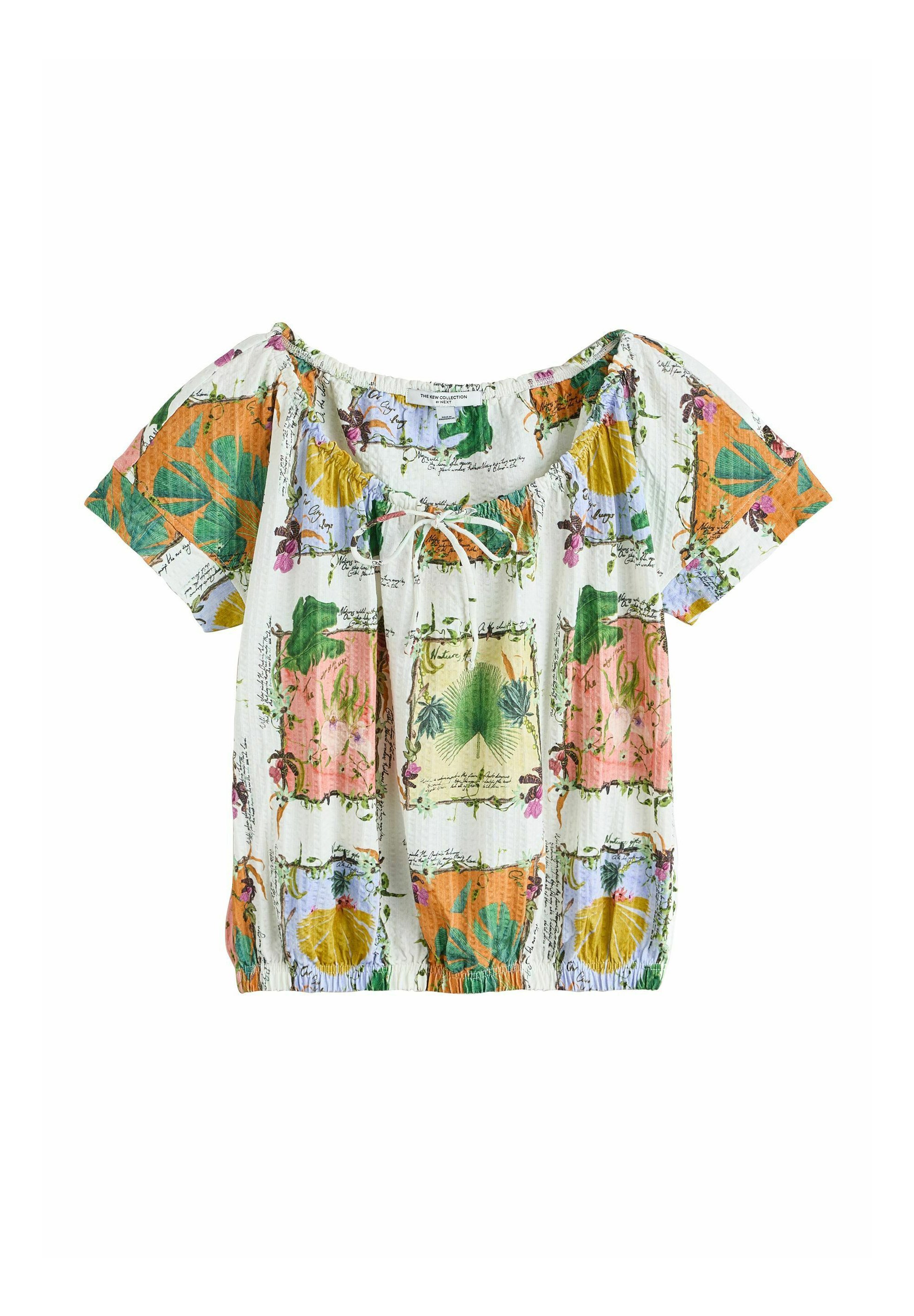トップス QP Next TALL FIT - SHORT SLEEVE BUBBLEHEM SCOOP NECK T-SHIRT