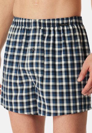 4ER PACK WEB - Boxer shorts - grau dunkelblau blau