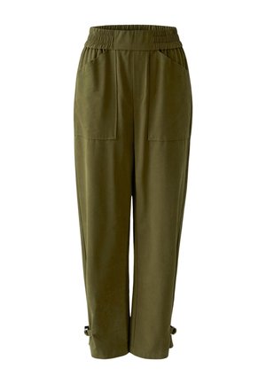 Oui, HOSE - Trousers - umber