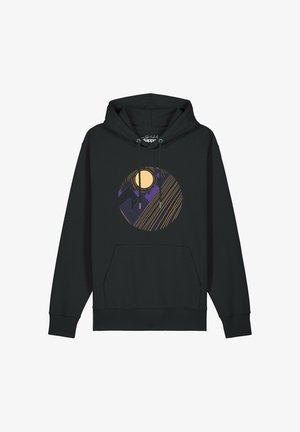 watapparel, GEOMETRIC LANDSCAPE 3 UNISEX - Kapuzenpullover - black