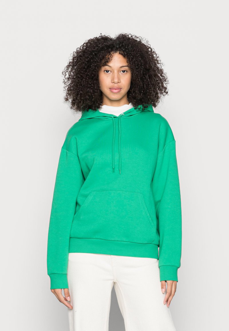 Monki Sweatshirt com capuz - green