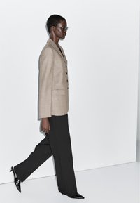 Massimo Dutti FLECKED WITH BUTTONS - Blejzr - beige