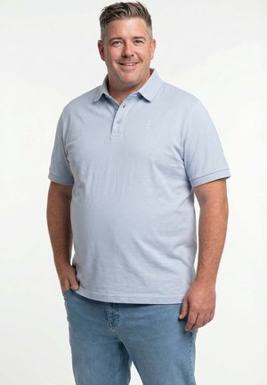 FLAME CHEST PRINT SHORT SLEEVE - Polo - ice blue