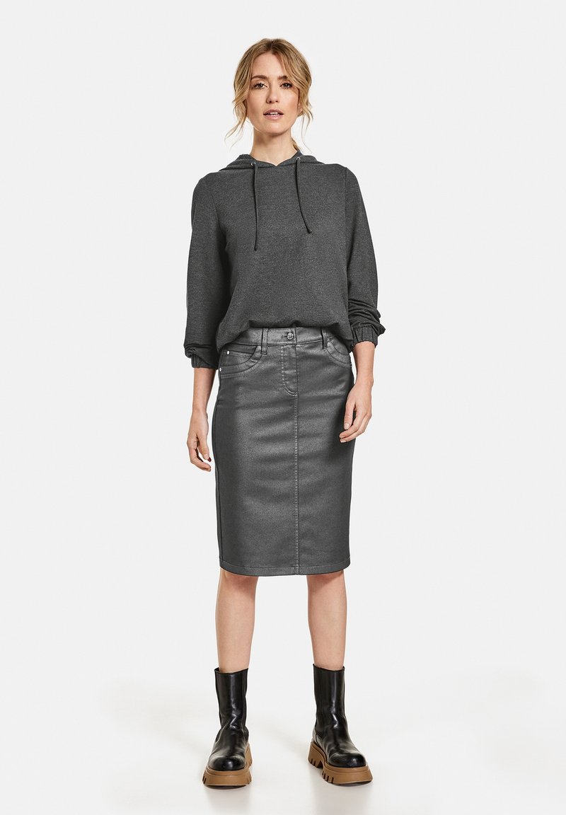 Damen Jeansröcke | Gerry Weber Bleistiftrock grey/grau - JF19015 Damen Jeansröcke | Gerry Weber Bleistiftrock grey/grau - JF19015
