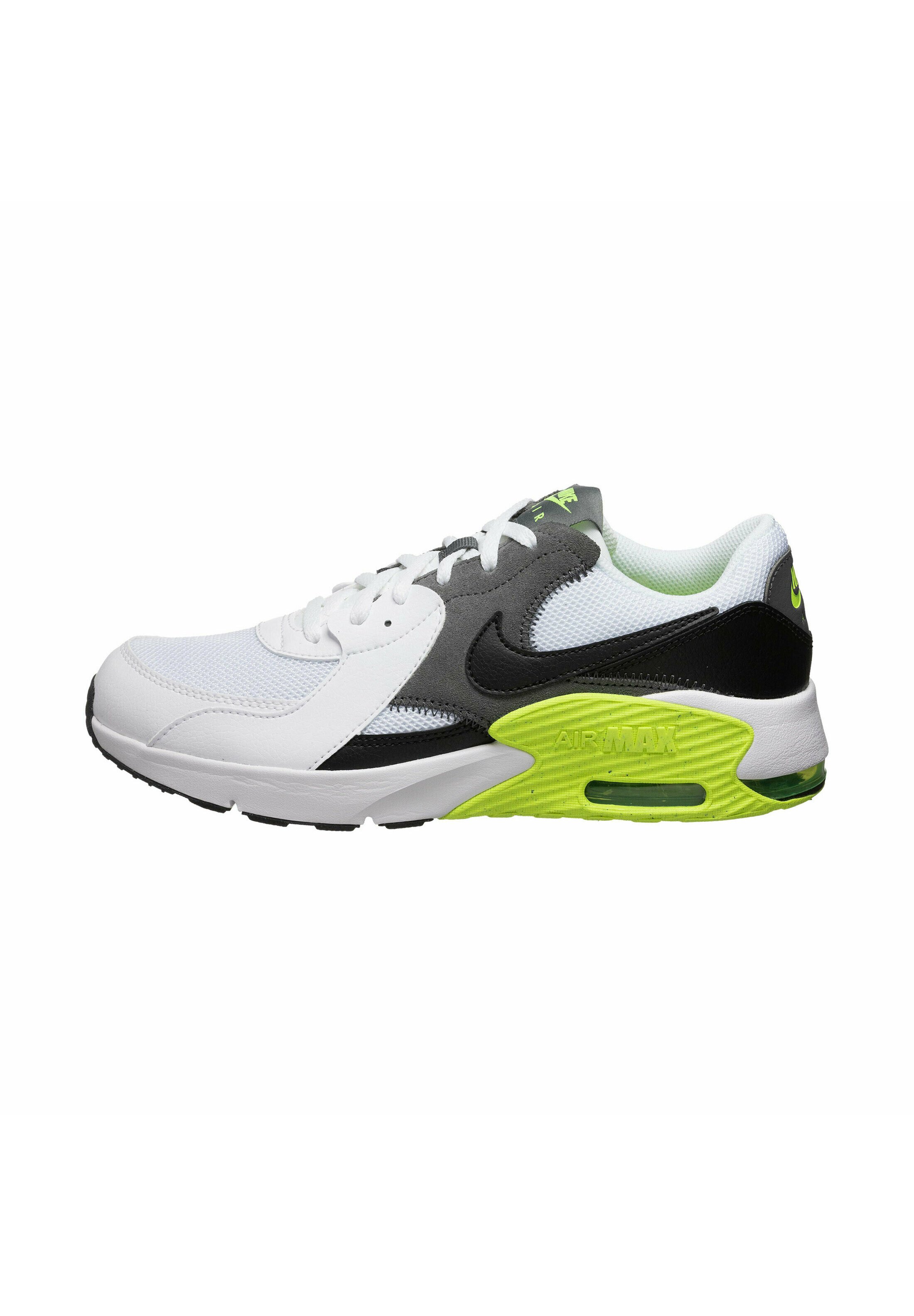 Nike Performance AIR MAX EXCEE - Zapatillas de entrenamiento - white black- iron grey volt/blanco - Zalando.es